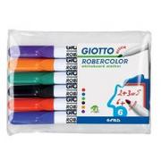 Markery do tablic - Giotto Marker suchościeralny 6 kolorów GIOTTO - miniaturka - grafika 1