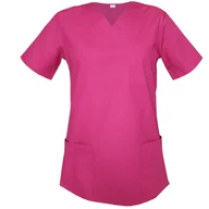 Odzież medyczna - Bluza medyczna, chirurgiczna damska  kolor amarant XL - miniaturka - grafika 1