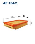 Filtry powietrza - Filtron AP 154/2 FILTR POWIETRZA - miniaturka - grafika 1