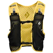 Kurtki i kamizelki sportowe męskie - Kamizelka biegowa Black Diamond Distance 2 Hydration Vest Rozmiar: L / Kolor: żółty/czarny - miniaturka - grafika 1