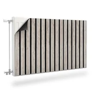 Dekoracje domu - Maskownica MAGNETYCZNA Na Grzejnik Lamele Imitacja Drewna Efekt 3D 100cm x 60cm - miniaturka - grafika 1