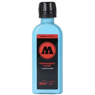 Tusz Molotow Permanent Paint - 200 ml - shock blue middle - Farby i media malarskie - miniaturka - grafika 1