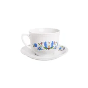 Filiżanki - Filiżanka ze spodkiem TADAR Wiedeń, biała, 300 ml - miniaturka - grafika 1