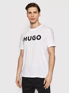 Koszulki męskie - Hugo T-Shirt Dulivio 50467556 Biały Regular Fit - miniaturka - grafika 1