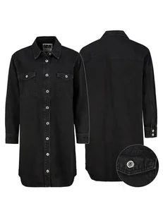 Sublevel Sukienka dżinsowa w kolorze czarnym - Sukienki - miniaturka - grafika 1