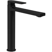 Baterie umywalkowe - Rea Bateria umywalkowa Rea Verso czarna wysoka - miniaturka - grafika 1