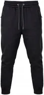 Dresy męskie - Spodnie dresowe męskie ocieplane 300 g/m2 bawełna 80% czarne r.M - miniaturka - grafika 1