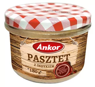 Ankor Pasztet z indykiem 180 g - Pasztet i przetwory mięsne - miniaturka - grafika 1