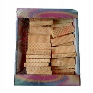 Wafle o smaku śmietankowym 500g Wafle śmietankowe - Ciastka - miniaturka - grafika 1