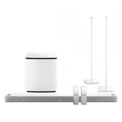 Soundbary - Bose Smart Ultra + Bass Module 700 + Surround Speakers 700 + Omnijewel Floor Stand (komplet/biały) - miniaturka - grafika 1