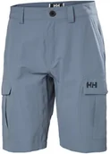 Spodnie sportowe męskie - Helly Hansen krótkie spodnie męskie HH QD CARGO SHORTS 54154 601 U40 - miniaturka - grafika 1