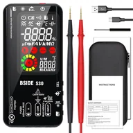 Multimetry - BSIDE S30 Digital Multimeter, Infrared Thermometer, True RMS 9999 Counts, DC AC Voltage Current 15V Diode Capacitor, Ohm NCV Re - miniaturka - grafika 1