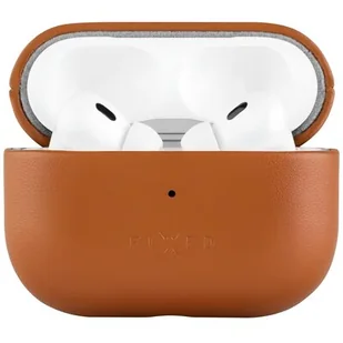 Etui na słuchawki FIXED Podsleather do APPLE AirPods Pro 2 Brązowy - Akcesoria do słuchawek - miniaturka - grafika 1