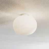 Lampy sufitowe - FLOS Lampa sufitowa designerska GLO-BALL, możliwość ściemniania, biały / opal, salon / jadalnia, szkło, design - miniaturka - grafika 1