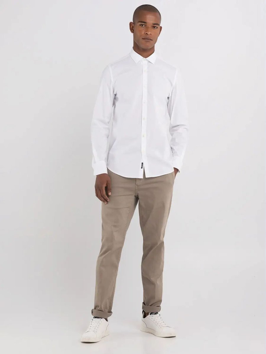 camicie uomo replay m4028.000.80279a 001 white