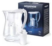 Dzbanki filtrujące - Aquaphor Lyon 3,8I 1 wkład Biały - miniaturka - grafika 1