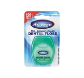 Nici dentystyczne - Beauty Formulas ACTIVE ADVANCED Nić dentystyczna udoskonalona miętowa, woskowana z fluorem - miniaturka - grafika 1