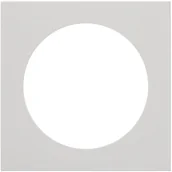 Klawisze i ramki - Berker Ramka potrójna pojedyncza Berker Integro  Pure biały połysk - miniaturka - grafika 1