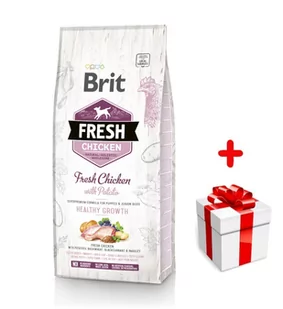 Brit Fresh Chicken & Potato Puppy Healthy Growth 12kg - Sucha karma dla psów - miniaturka - grafika 2