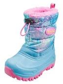 Buty dla dziewczynek - Playshoes Kozaki zimowe w kolorze różowo-błękitnym - miniaturka - grafika 1