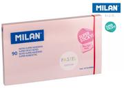 Notesy i bloczki - MILAN Karteczki samoprzylepne różowe Milan super sticky pastel 127 x 76, 90 sztuk - miniaturka - grafika 1