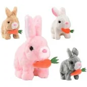 Zabawki interaktywne dla dzieci - Królik chodzący na baterie Trifox - miniaturka - grafika 1