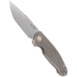 Nóż składany Viper Katla Green Canvas Micarta, Stonewashed M390 by Jesper Voxnæs (V5982CG) - Noże - miniaturka - grafika 4