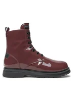 Botki damskie - Tommy Hilfiger Botki T4A5-33588-0775356 Bordowy - miniaturka - grafika 1
