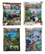 Klocki - Klocki LEGO Jurassic World - Zestaw 4 Polybag - JW01 - miniaturka - grafika 1