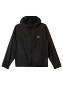 Kurtki i płaszcze dla chłopców - Quiksilver wiatroszczelna czarna 8 - miniaturka - grafika 1