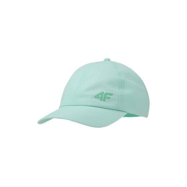 Dziecięca czapka z daszkiem 4F 4FJWSS25ACABU386-47S Zielony