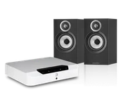 Zestawy stereo - Bluesound POWERNODE EDGE (biały) + 607 S3 (czarny) - miniaturka - grafika 1