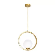 Lampy sufitowe - Milagro Lampa wisząca Vienna 1 Mosiądz MLP5573 - MLP5573 - miniaturka - grafika 1