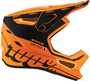 100% Status Helmet, pomarańczowy/czarny L | 59-60cm 2022 Kaski Fullface i Downhill - Kaski rowerowe - miniaturka - grafika 1