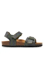 Buty dla chłopców - Geox Sandały J Ghita Boy J028LB 00004 C0837 S Khaki - miniaturka - grafika 1