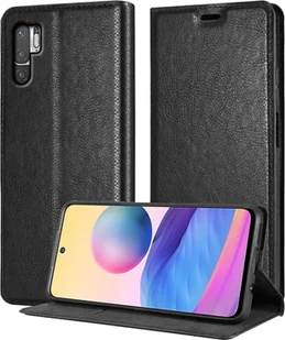 Cadorabo pokrowiec ochronny na Xiaomi RedMi NOTE 10 PRO w kolorze czarnym etui na telefon komórkowy z magnetycznym zamknięciem - Etui i futerały do telefonów - miniaturka - grafika 1