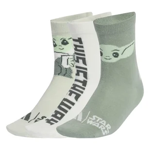 Dziecięce Skarpety za kostkę ADIDAS LK SW MNDO 3PP JG5809 – Zielony - Skarpetki dla dzieci - miniaturka - grafika 1
