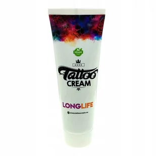 Tattoo Cream, Krem do Pielęgnacji Tatuażu z filtrem UV, Long Life, 125 ml - Pielęgnacja tatuażu - miniaturka - grafika 1