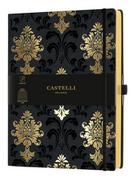 Notesy i bloczki - Notes Castelli Baroque Gold 25X19 L - miniaturka - grafika 1