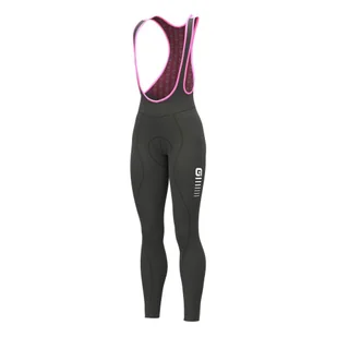 Spodnie rowerowe damskie Alé Cycling Solid Essential Bib - Spodenki rowerowe - miniaturka - grafika 1