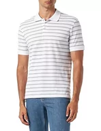 Koszulki męskie - Geox Męska koszulka polo M (DE), OPTICALWHITE/LHMELAG, L, OpticalWhite/Lhmelag, L - miniaturka - grafika 1