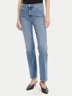 Spodnie damskie - Tommy Hilfiger Jeansy WW0WW44346 Niebieski Bootcut Fit - miniaturka - grafika 1