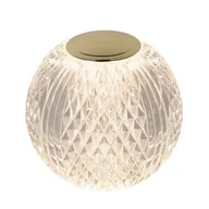 Lampy stojące - Cintra D11 LED lampa stołowa 1xLED/2W złota/transparentna 13599/02/60 - miniaturka - grafika 1