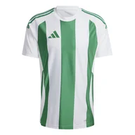 Piłka nożna - Męska Koszulka z krótkim rękawem ADIDAS STRIPED 24 JSY IW2148 – Biały - miniaturka - grafika 1