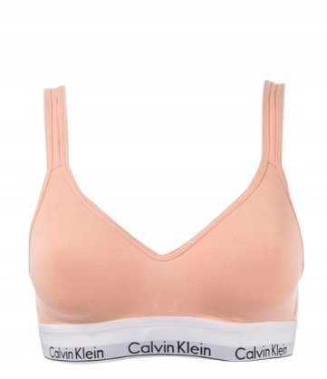 CALVIN KLEIN BIUSTONOSZ RÓŻOWY BRALETKA Z LOGO XS 2A1F4_C* XS 2A1