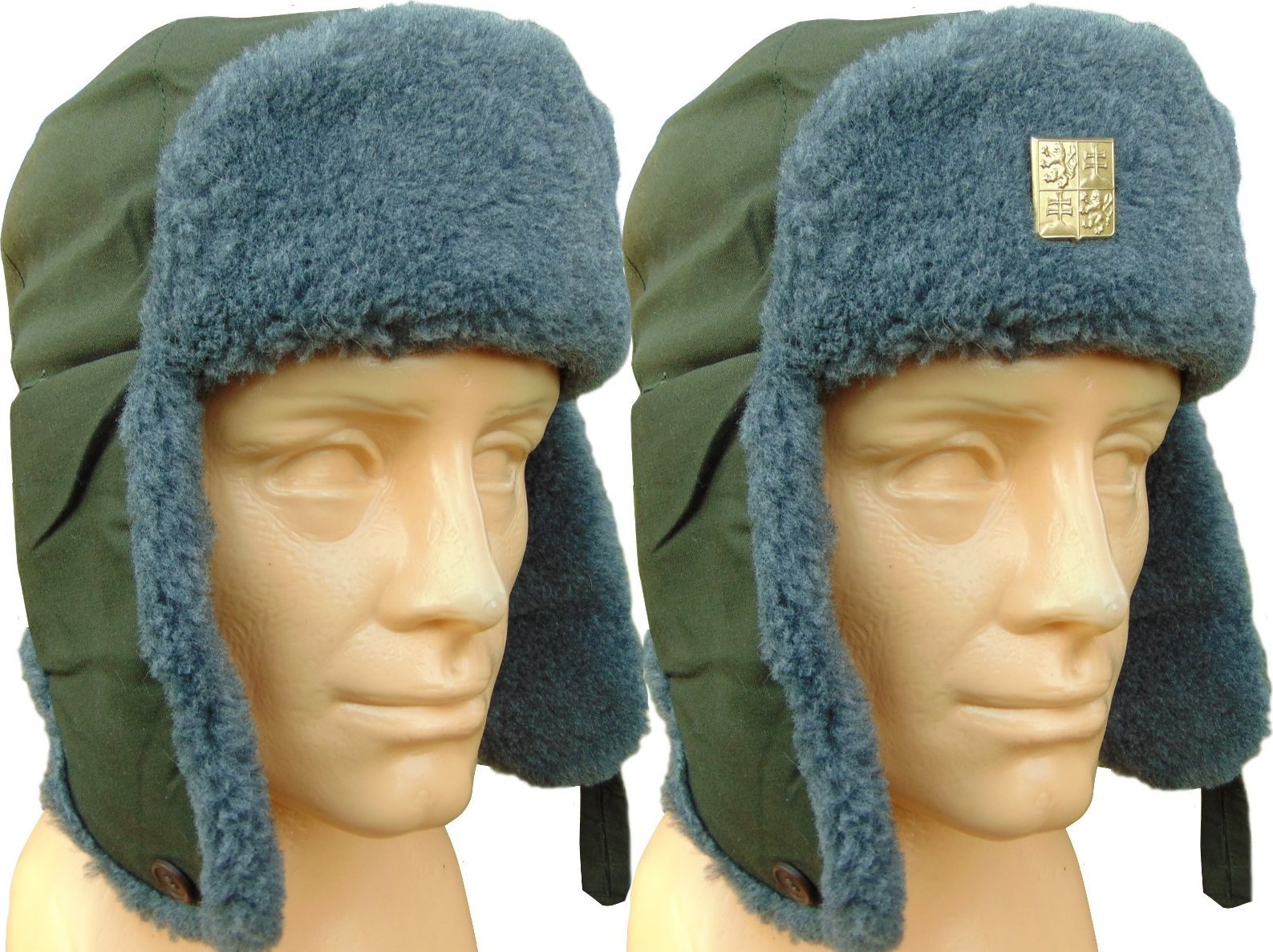 Kurtka męska MFH ORYGINALNA WOJSKOWA USZATKA CZECHOSŁOWACKA 56 cm