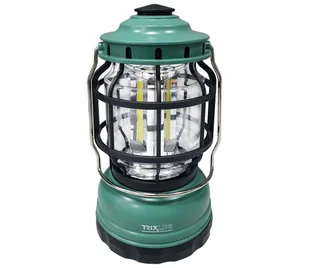 LED Ściemnialna przenośna lampa kempingowa 3xLED/3W/3xAA IPX4 zielony - Latarki - miniaturka - grafika 1