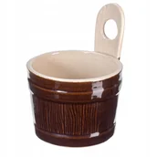 Beczki - Kadax Garnek Kamionkowy Skopek Do mleka 0,5L - miniaturka - grafika 1