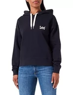 Bluzy damskie - Lee Essential Hoodie damska bluza z kapturem, czarny, S - miniaturka - grafika 1