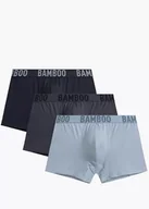 Majtki damskie - SZORTY ATLANTIC 3MH-215 WL25 GRA/NIE/GRF - Atlantic - miniaturka - grafika 1